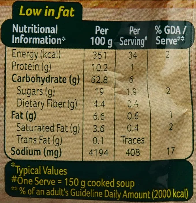 Knorr Mixed Vegetable Soup 45 g view 3