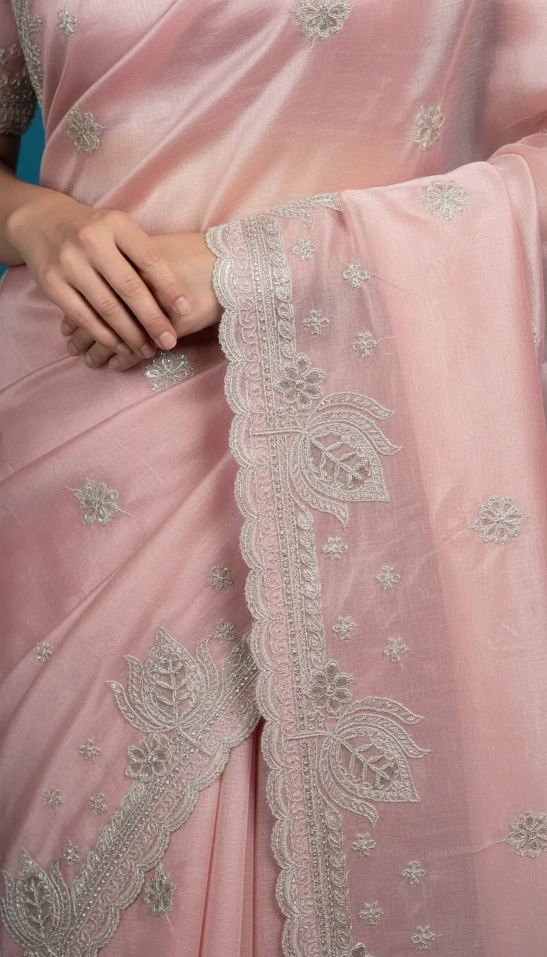 Embroidered Kapils Saree view 3