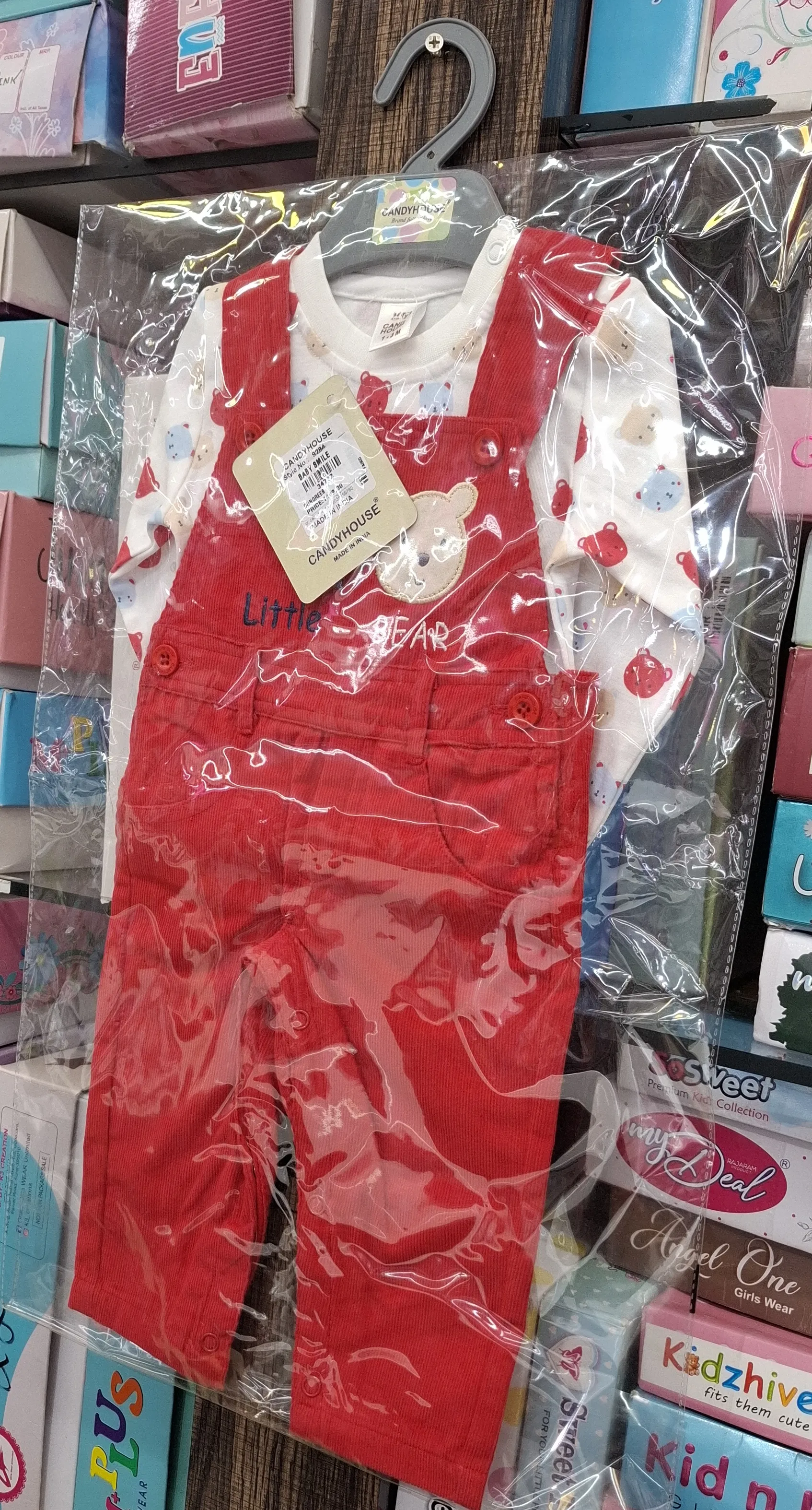 Candy House Little Bear Dungaree view 3