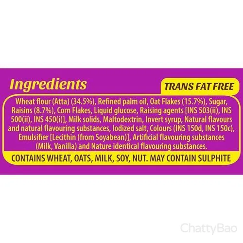 Sunfeast Farmlite - Oats & Raisins Biscuits 150 g view 5