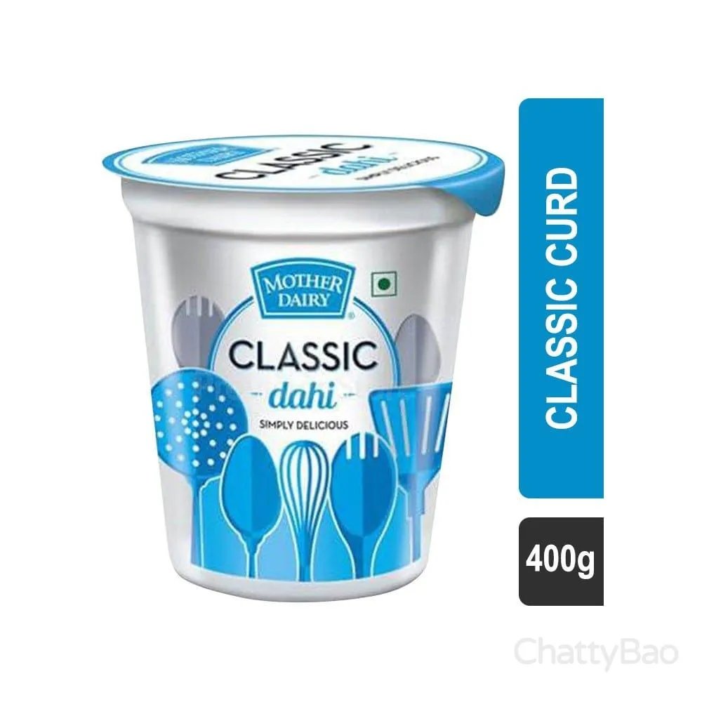 Mother Dairy Classic Dahi (Curd) 400 g view 2