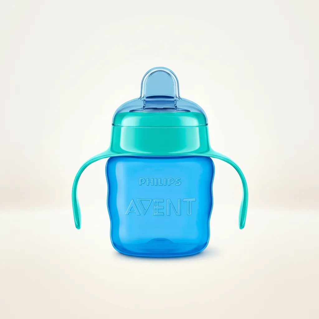 Philips Avent Classic Soft Polypropylene Spout Cup (Green/Blue, 200ml) view 2