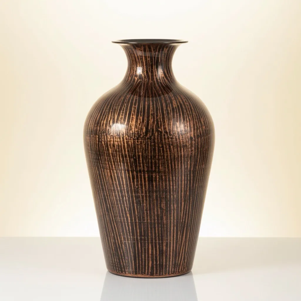 Decorative Metal Vase view 2