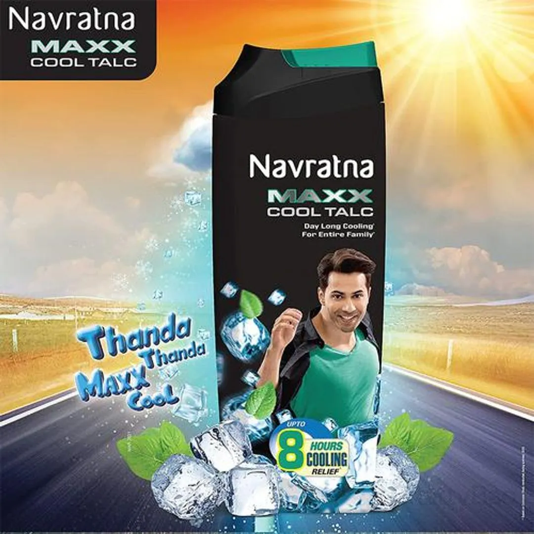 Navratna Maxx Cool Talc 400 g view 2