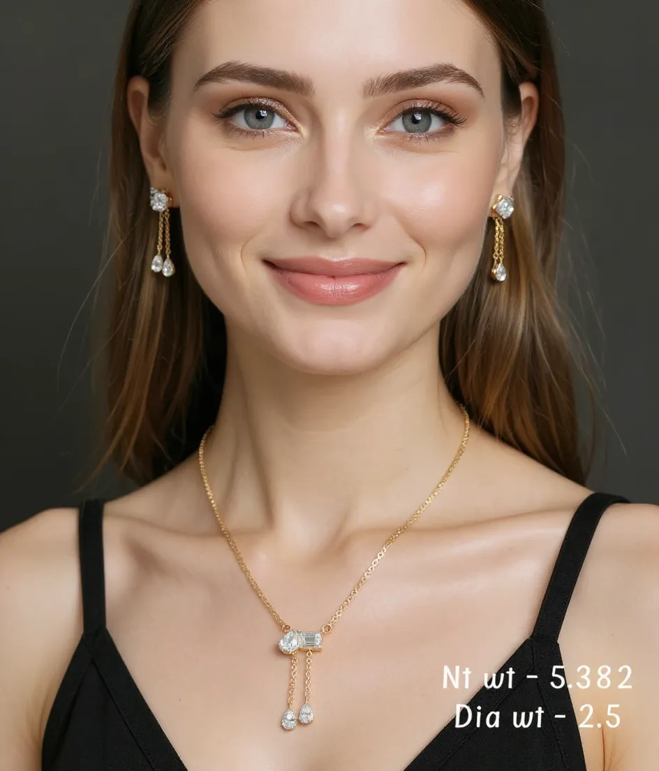 Diamond Necklace 1 view 2