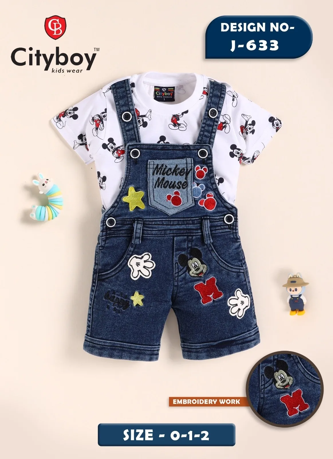 Cityboy Kids Dungaree view 3