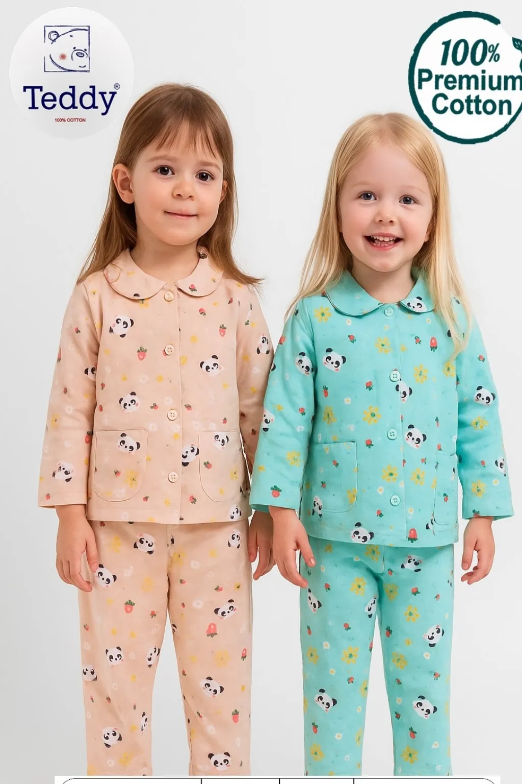 Teddy Kids Night Suit,., view 2