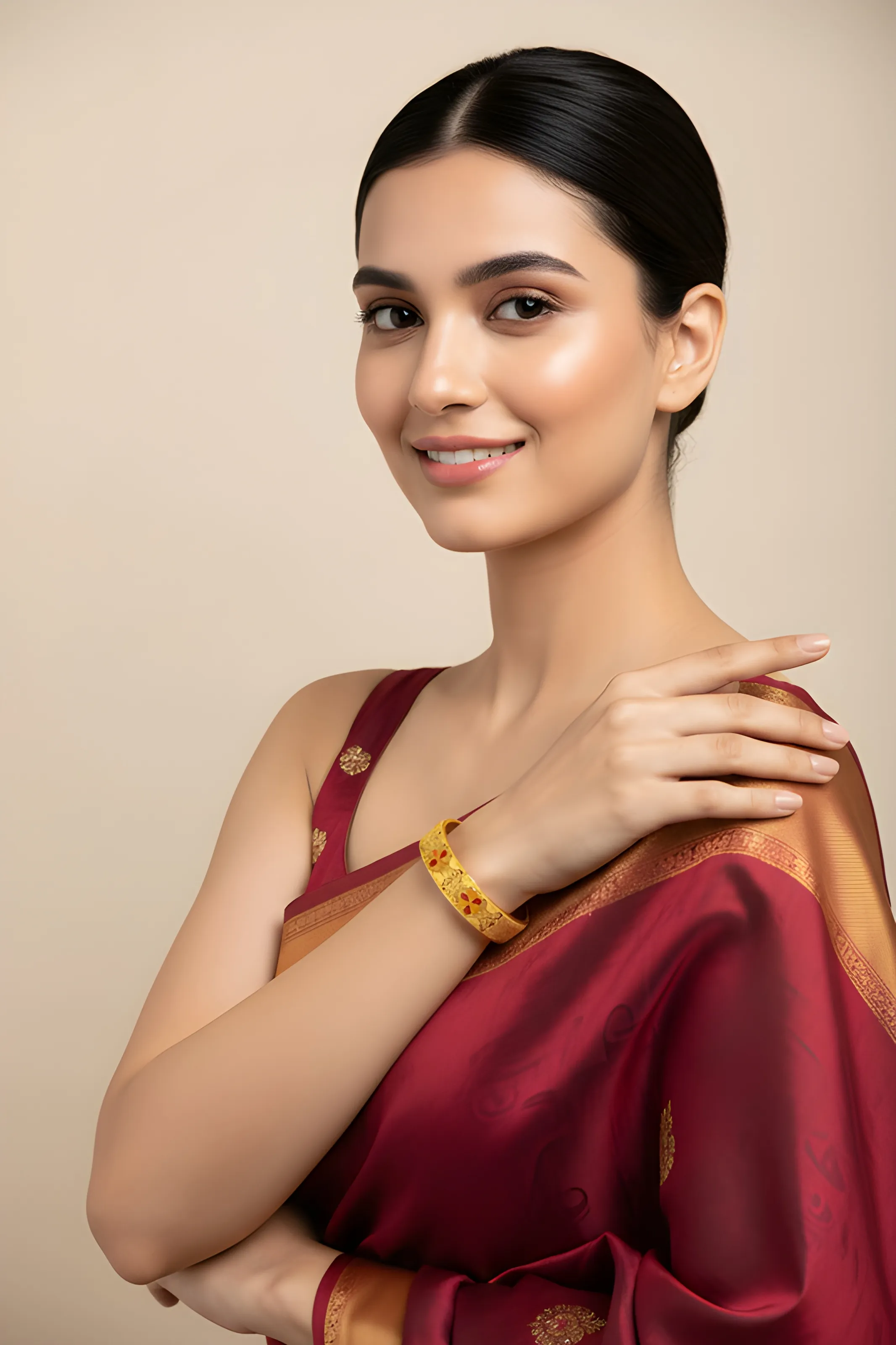 Gold Bangles view 2