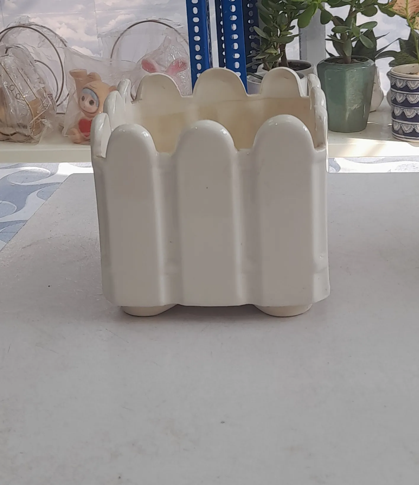 Ceramic Planter 5.5"H & 5.5W view 2