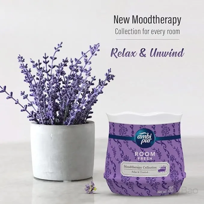 Ambi Pur MoodTherapy Room Fresh Gel - Lavender 180 g view 2