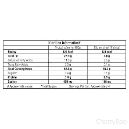 Pringles Potato Crisps Original 107 g view 3