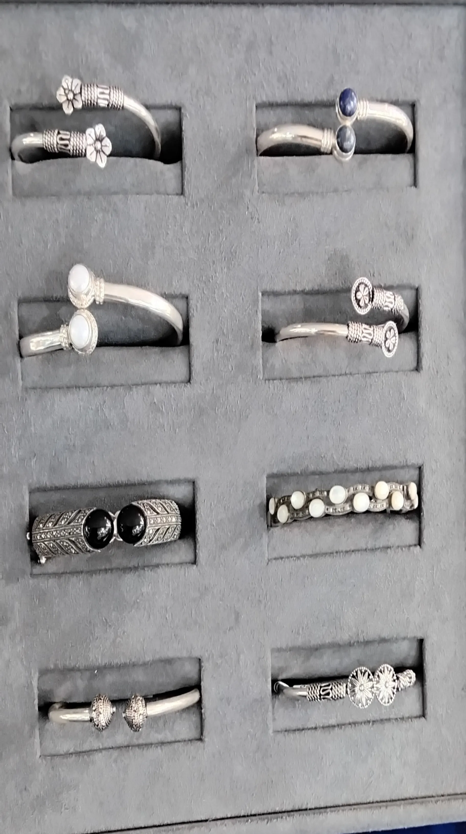 Silver Bracelets view 2