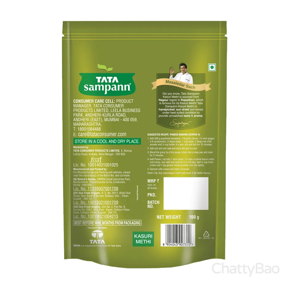 Tata Sampann Kasuri Methi 100 g view 2