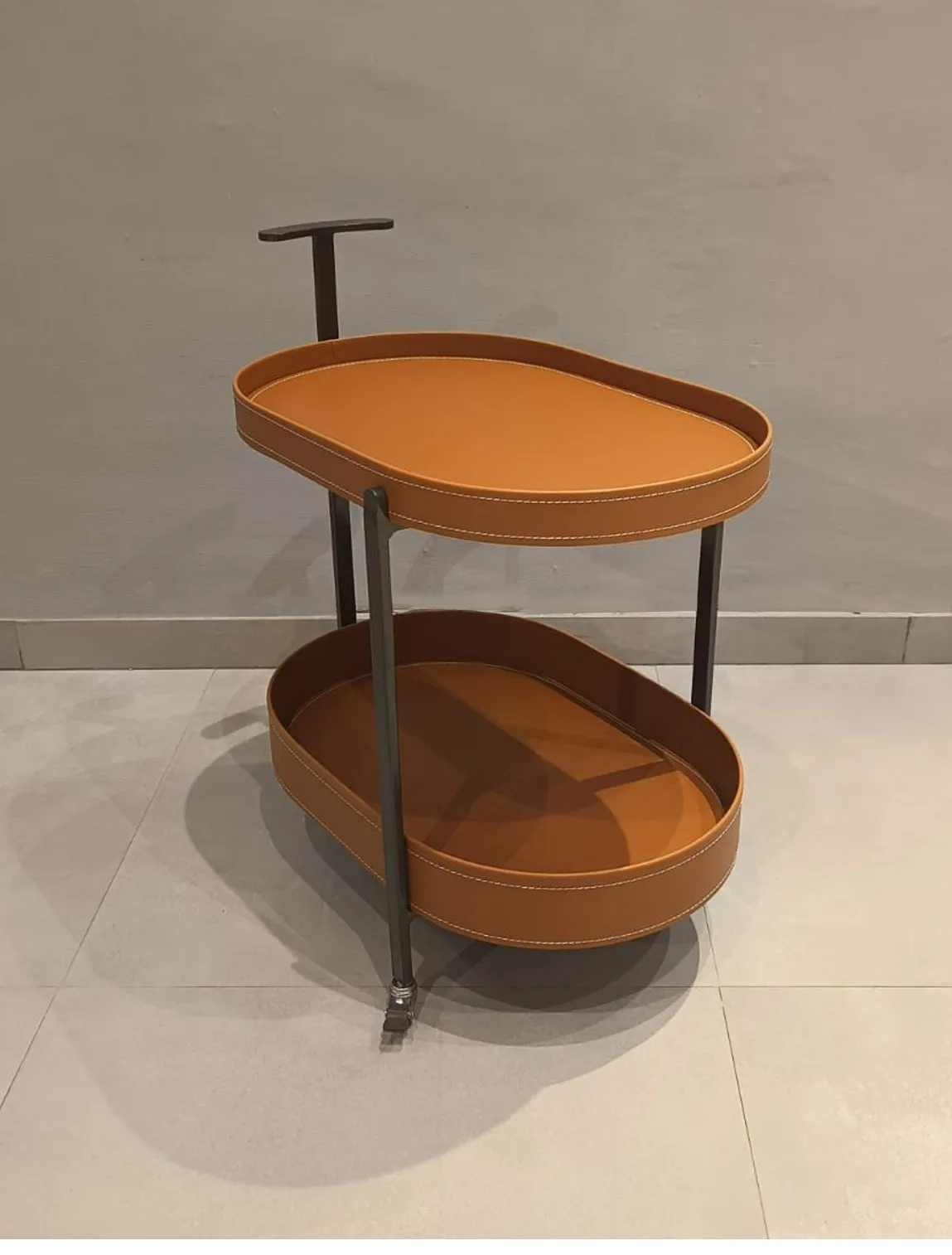 Oval Bar Cart:IFC/AR/Trolley C-60 (Orange) view 2