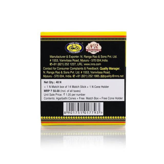 Cycle Rhythm Saroja Dhoop Cones 48 Pieces view 2