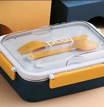 Lucky Curry Lunch Box, Red, 1 Pcs view 2