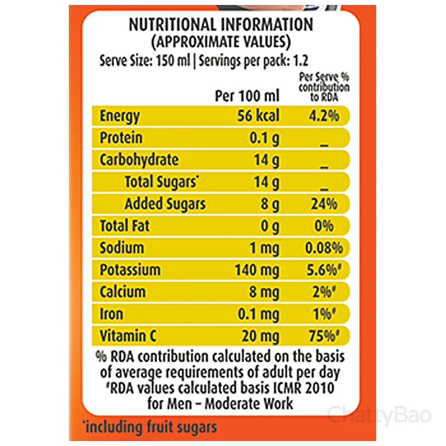 Real Pineapple Juice 180 ml view 3