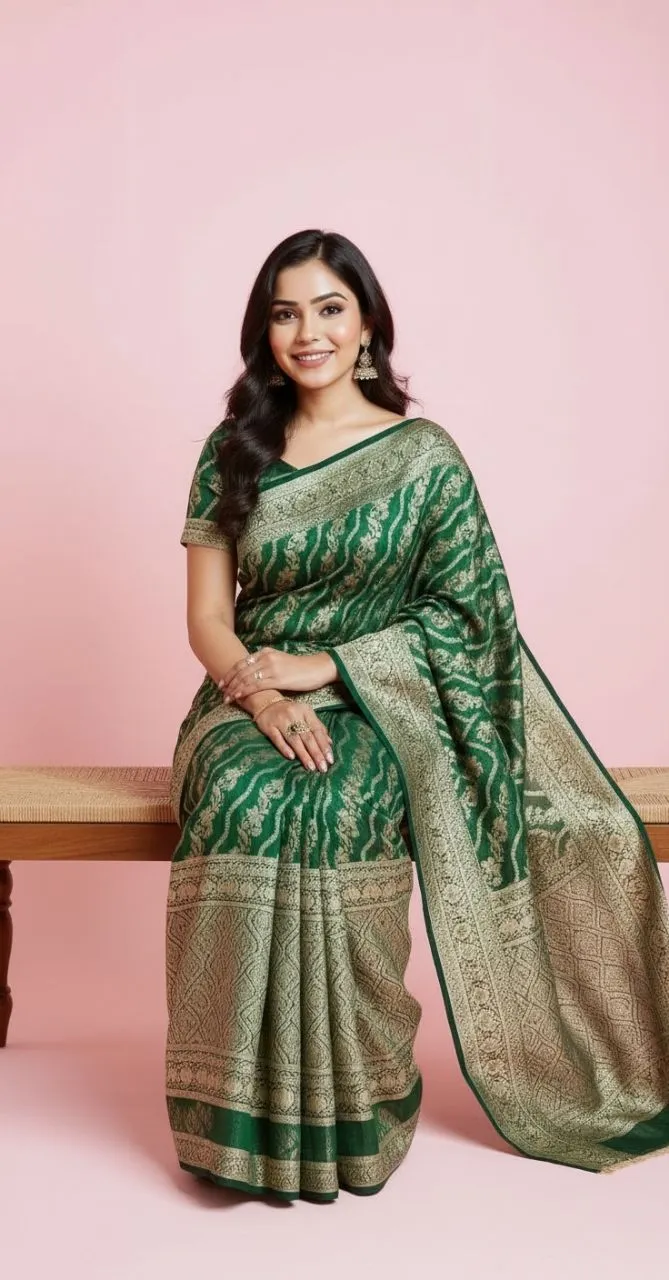 Embroidered Saree view 7