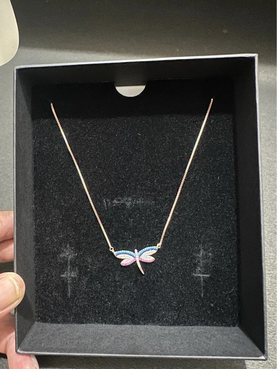Dragonfly Pendant Necklace view 2