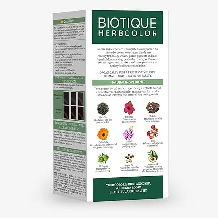 Biotique Hair Color 4N (50 g + 110 ml) view 2