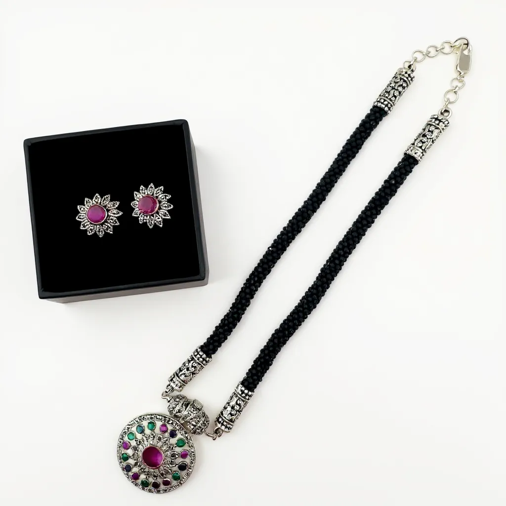 Marca Necklace and Earrings Set view 2