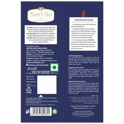 San Vito Penne Rigate Pasta 500 g view 2