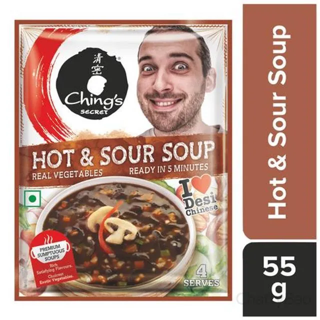 Chings Secret Hot & Sour Veg Soup 55 g view 2