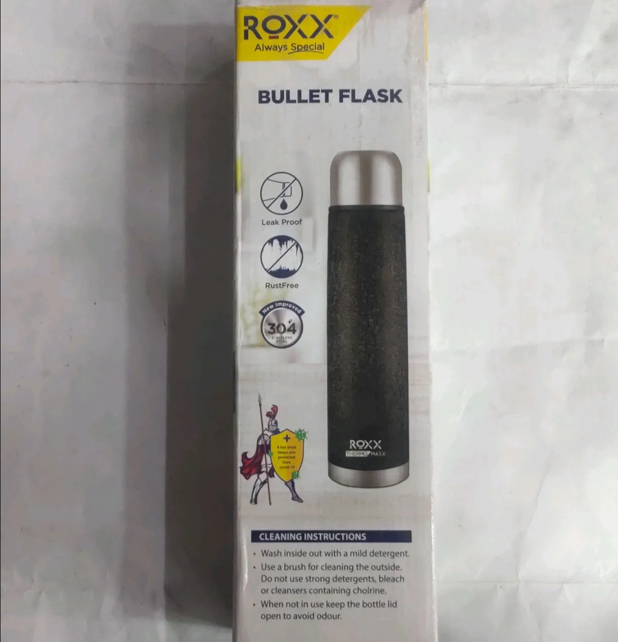 Roxx Bullet Flask, Red, 1000ml, 1 Pcs view 2