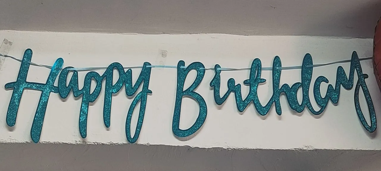Celebrate Happy Birthday Banner view 3