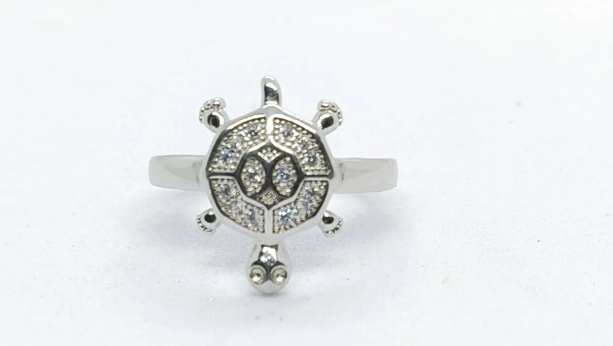 Turtle Silver Ring (AVSLR-15) view 2