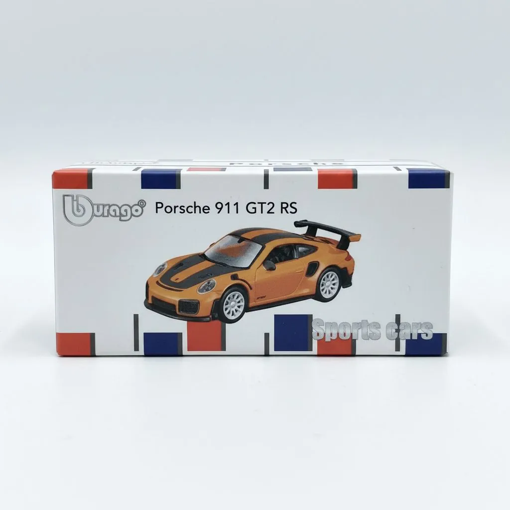 Bburago Porsche 911 GT2 RS Orange view 3