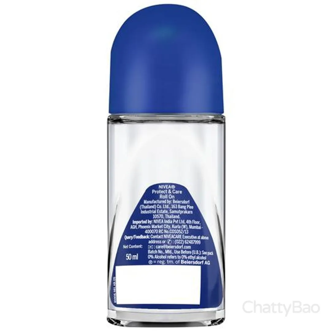 Nivea Women Deodorant Roll On - Protect & Care 50 ml view 2