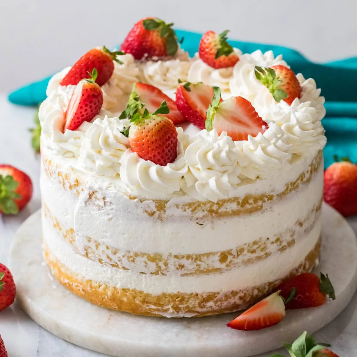 Strawberry Cake 1Pound view 2