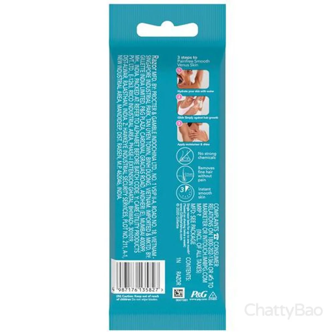 Gillette Venus Simply - 3 Blade Razor For Women 1 Piece view 2