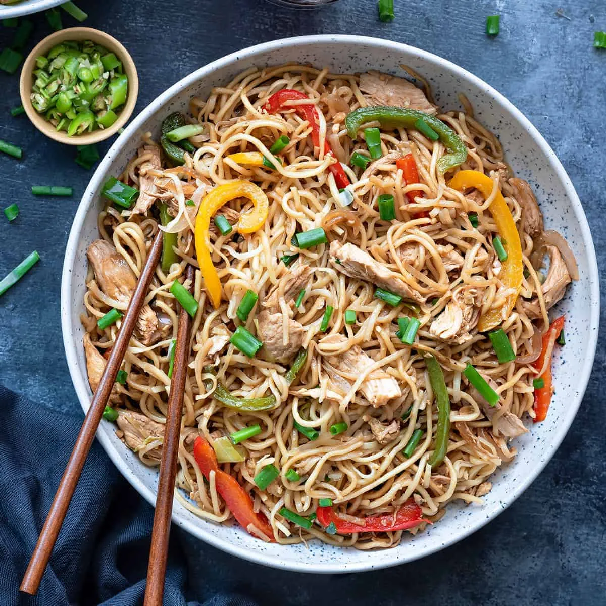 Chicken Hakka Noodles view 2