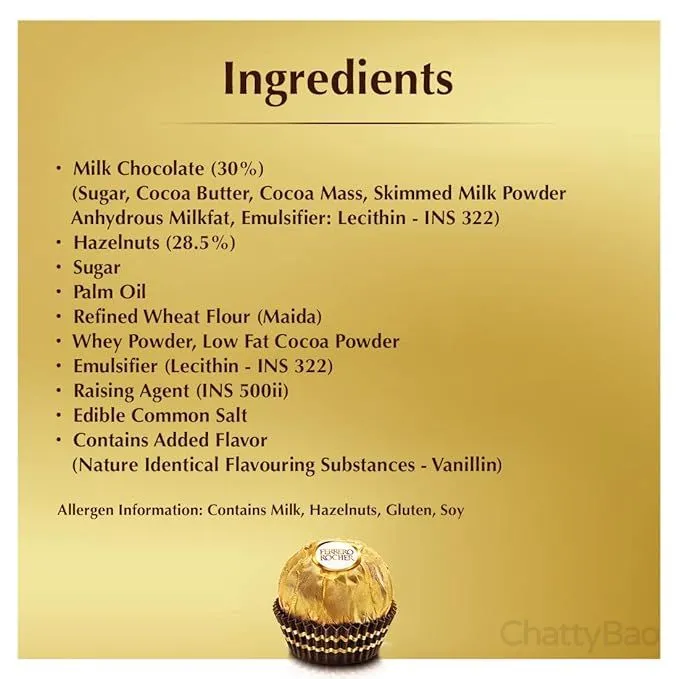 Ferrero Rocher Chocolate 200 g (Pack of 16) view 5