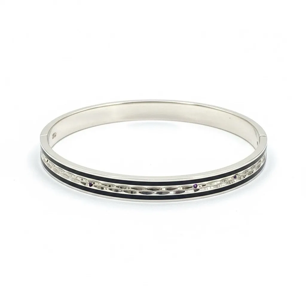 Designer Silver Kada view 2