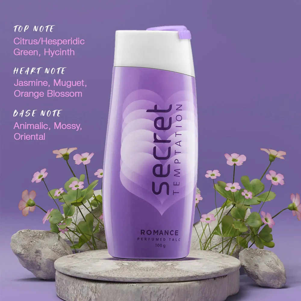 Secret Temptation Talc - Romance (Pack of 2 x 100 g each) view 2