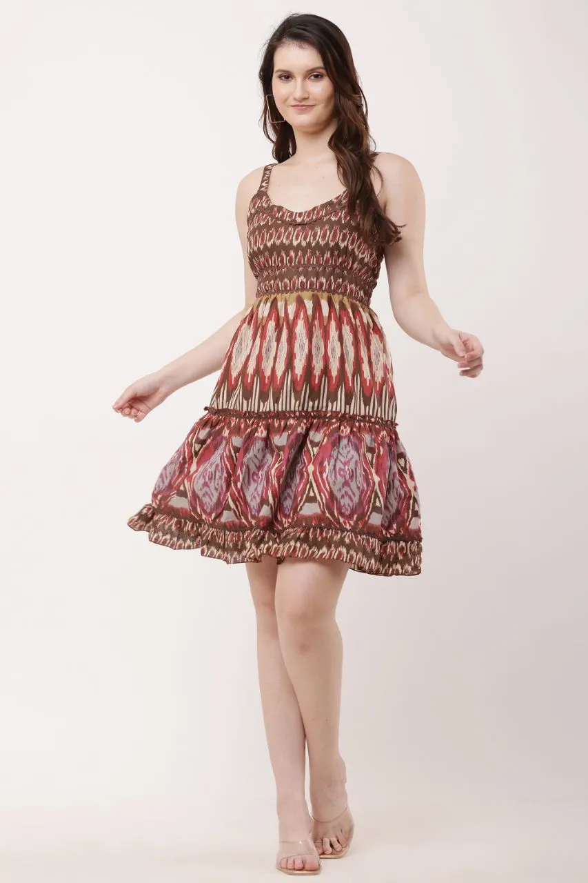 Bohemian Print Summer Dress view 2