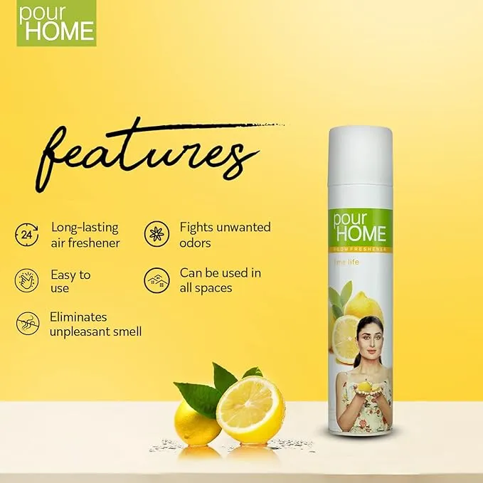 Pour Home Room Freshener Spray - Lime Life 270 ml view 3