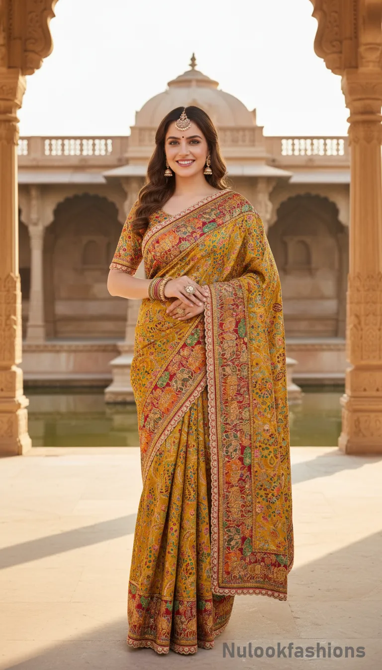 Embroidered Saree