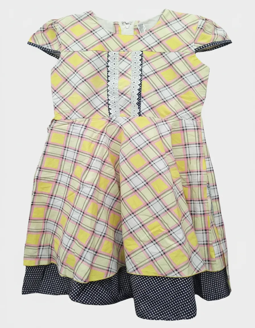 Girls Cotton Cotton Frock view 2