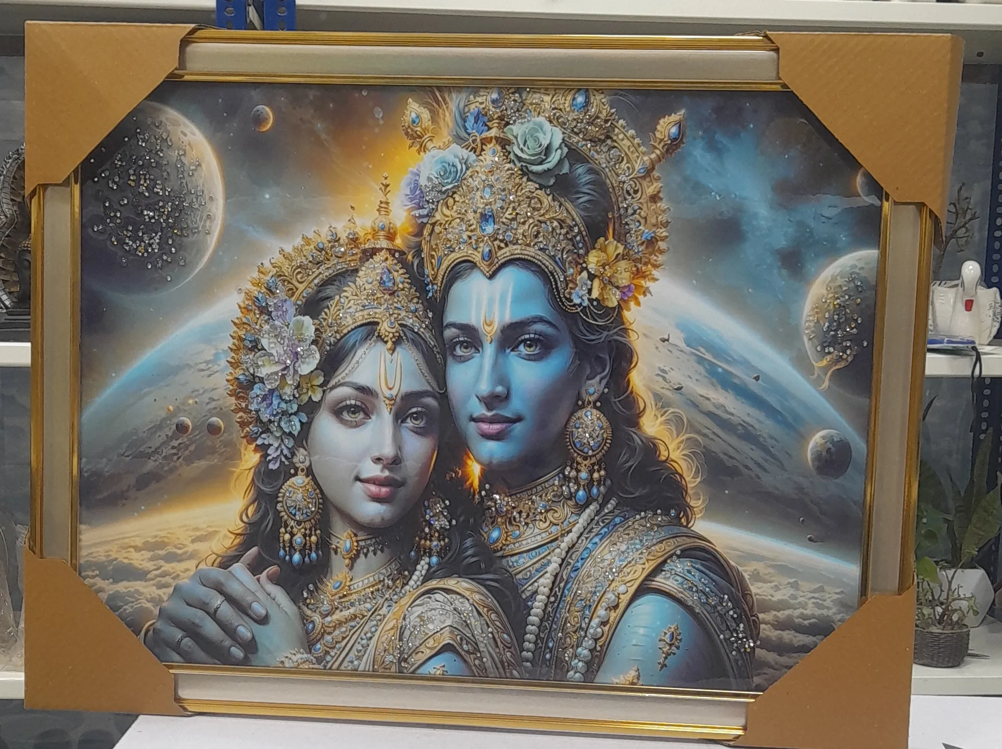Divine Couple Painting view 2