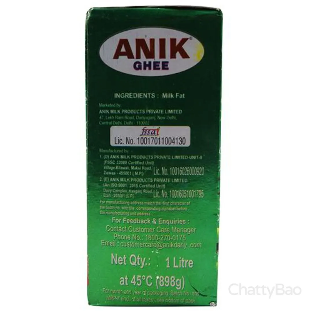 Anik Ghee Carton 1 L view 2