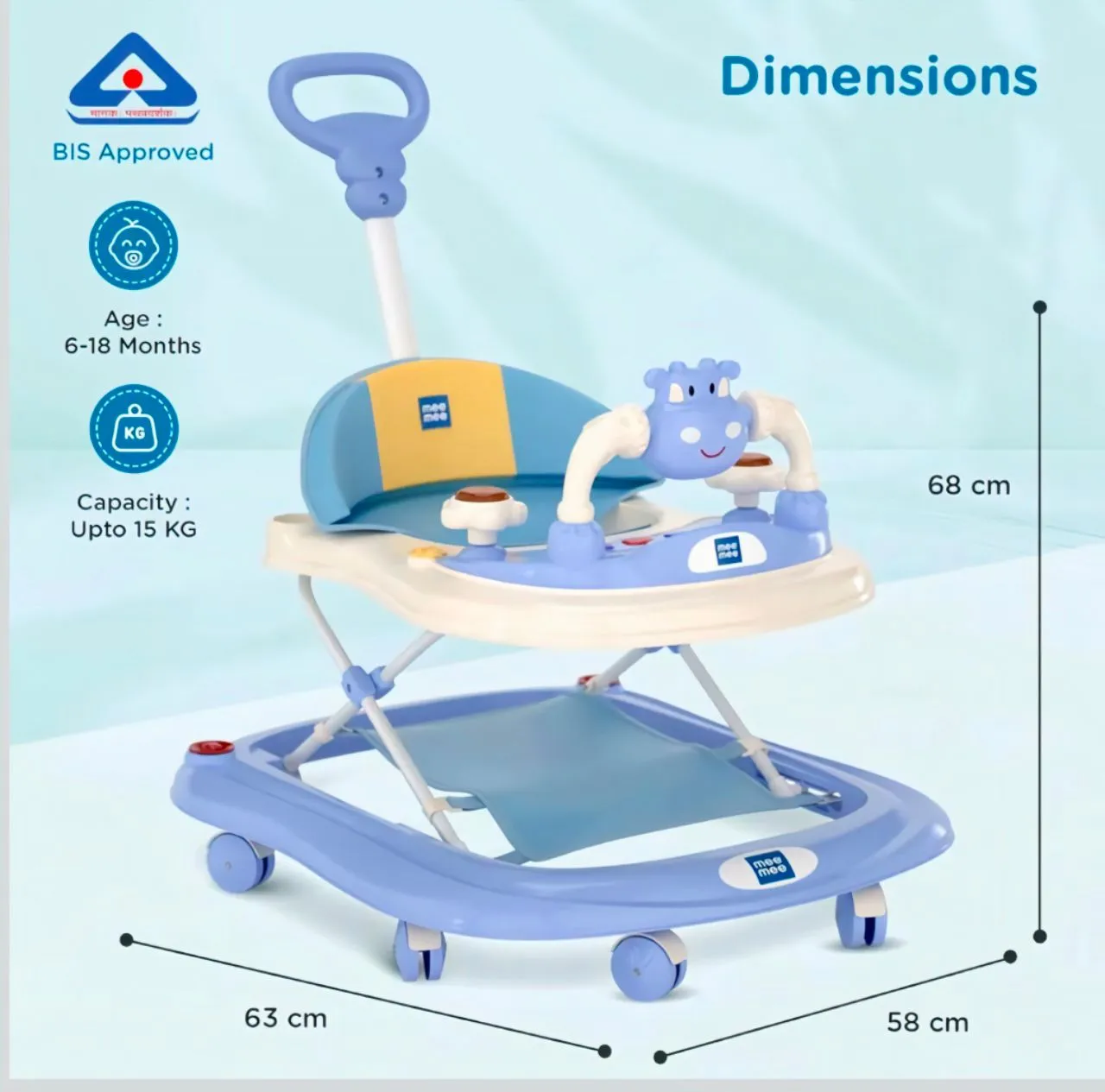 Mee Mee Baby Walker view 2