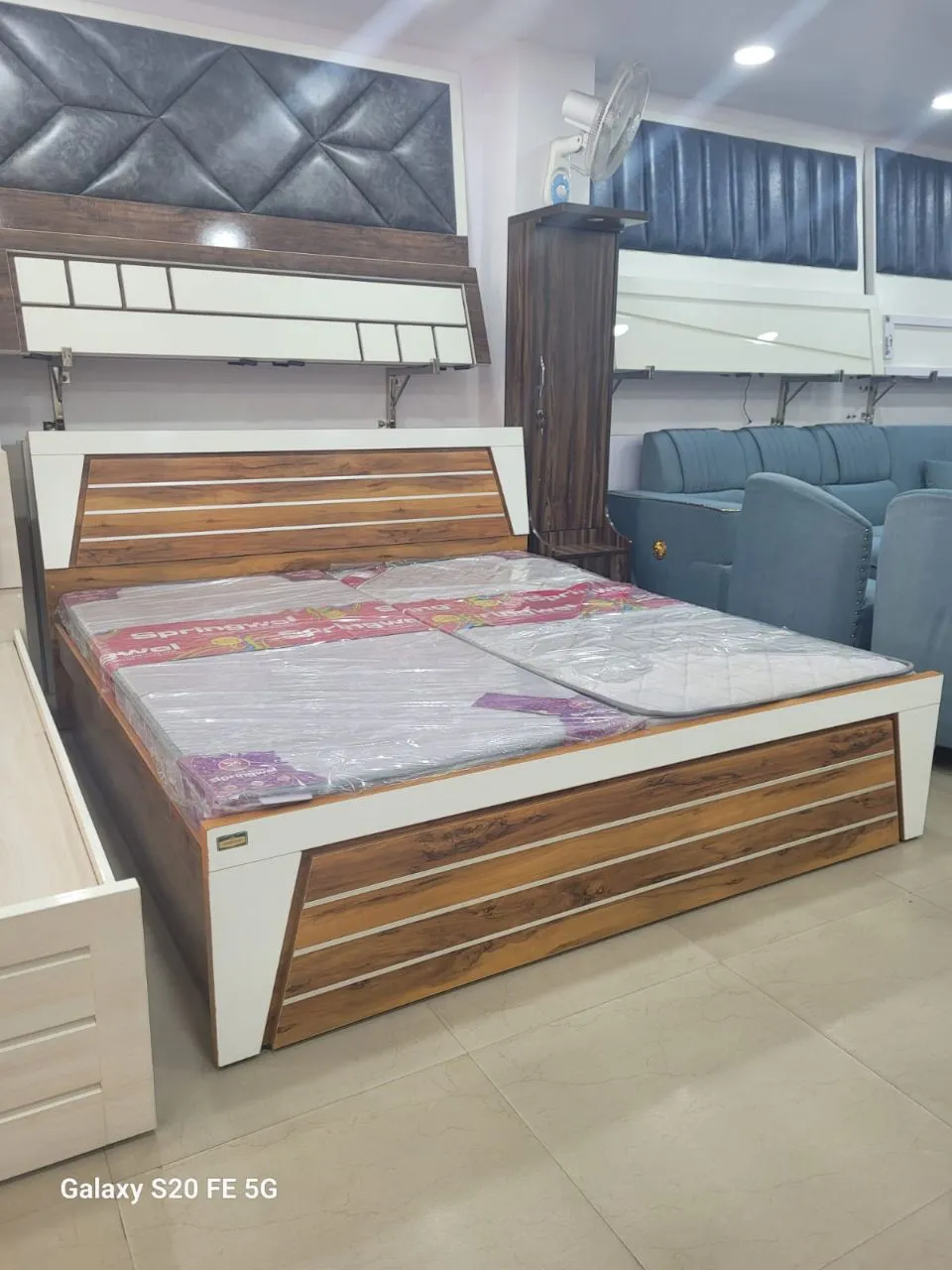 Wooden Bed view 2