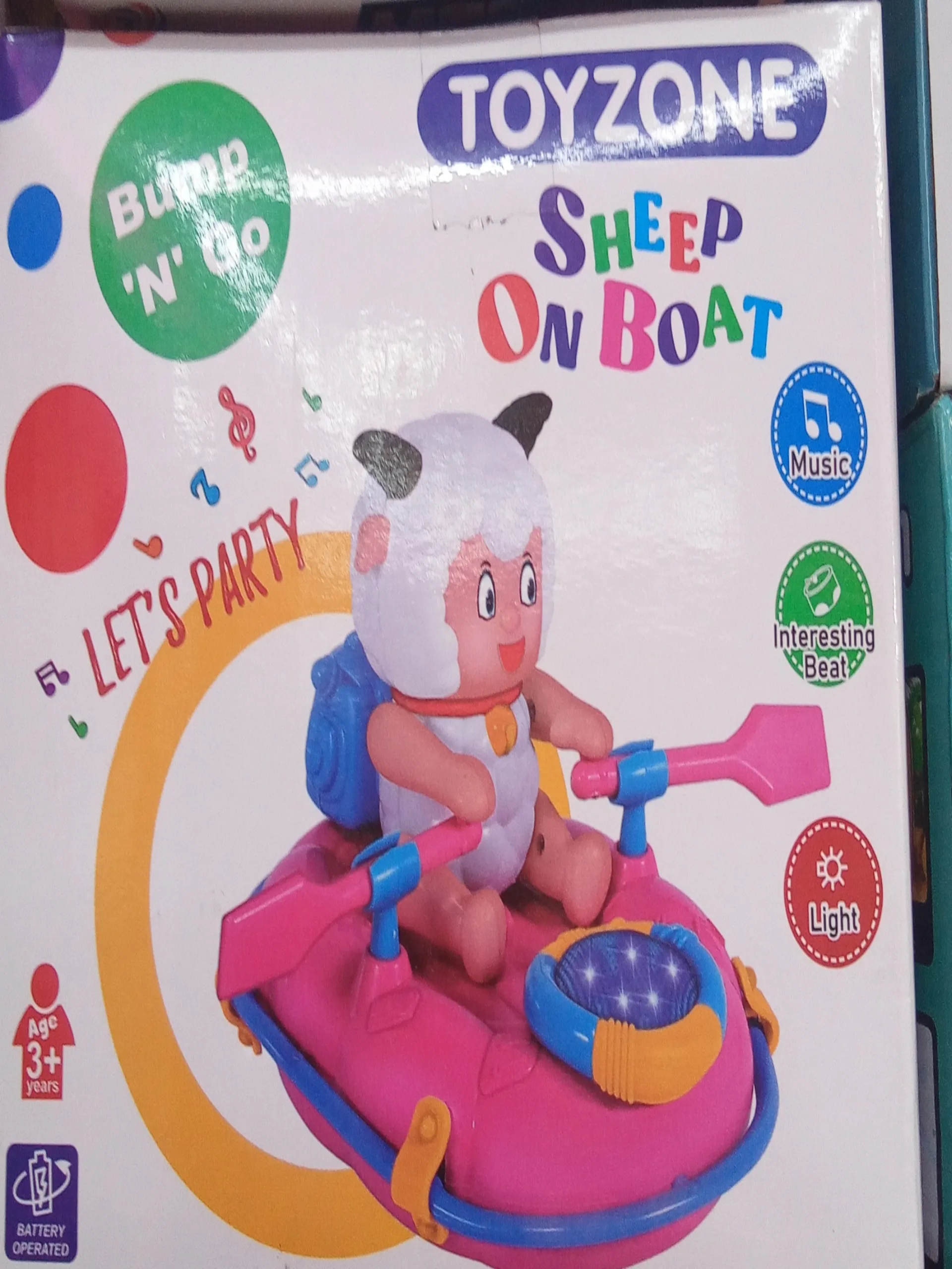 Toyzone Sheep on Boat view 2