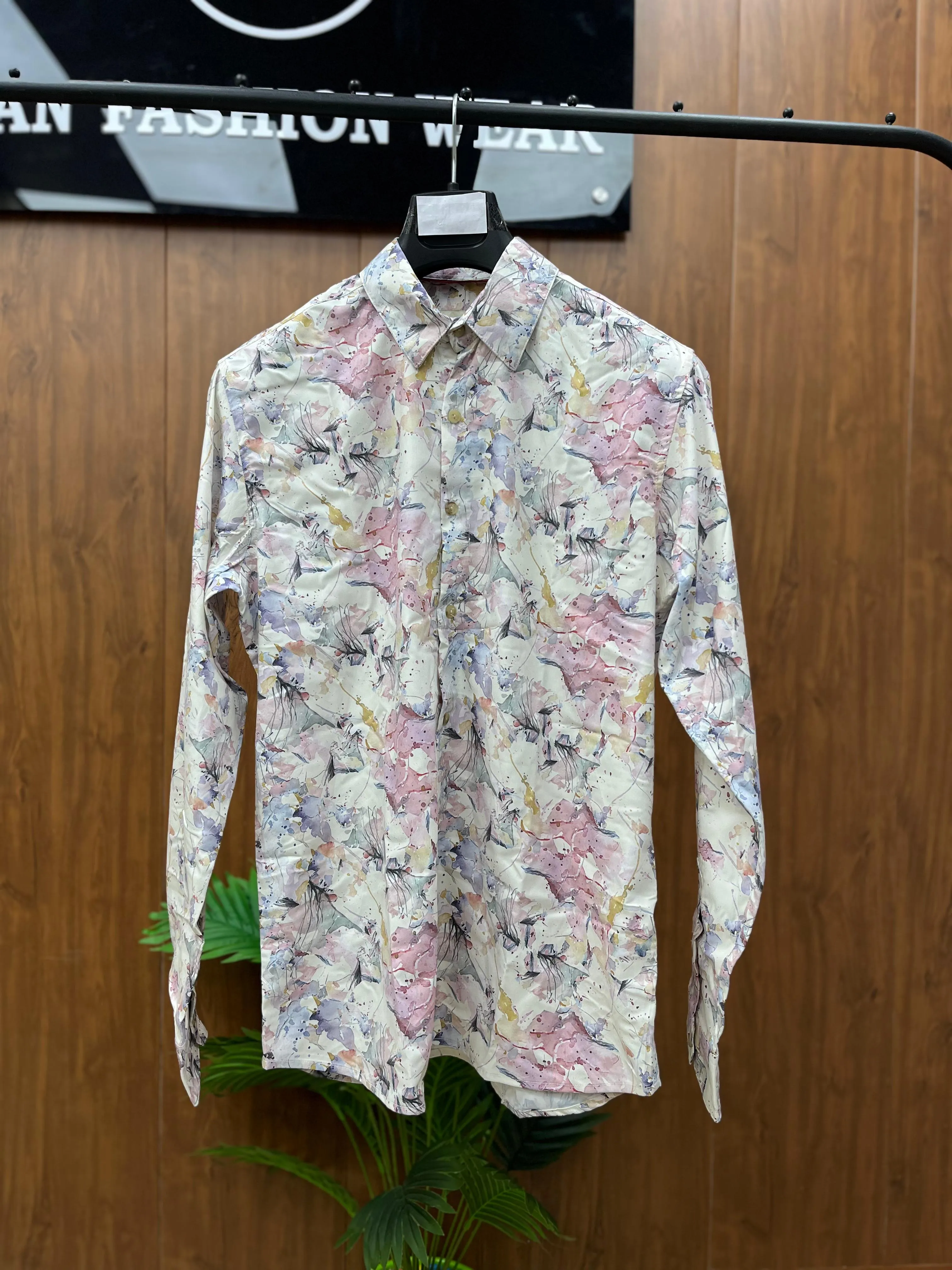 Mufti Floral Print Shirt view 3