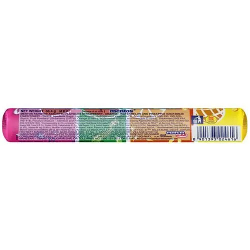 Mentos Chewy Candy - Rainbow 29 g view 2