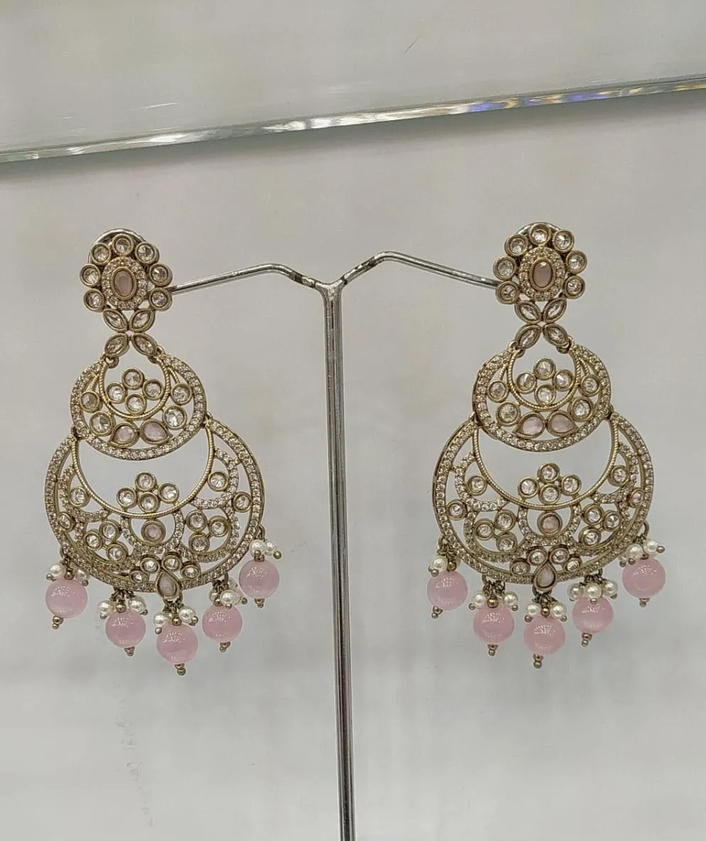 Gold-tone Chandelier Earrings view 2